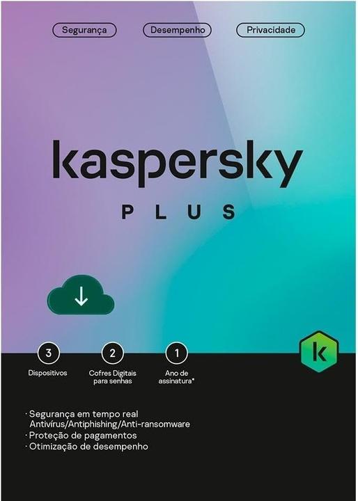 Immagine prodotto Kaspersky Plus (3 Utente, 1 Dispositivi/Utenti, 12 mesi)