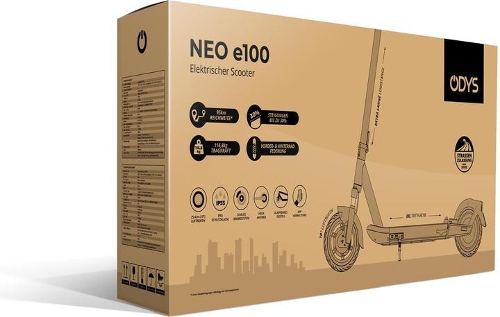 Immagine prodotto Odys Scooter elettrico NEO e100 (20 km/h, 95 km, 500 W)