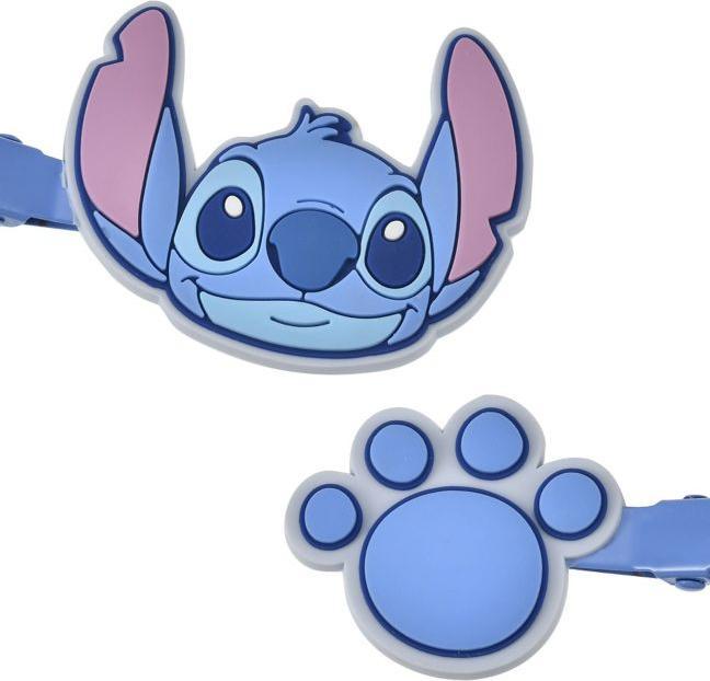 Produktbild Disney Stitch Haarspangen Set Farbklammern Pfotenabdruck (2 Stk.)
