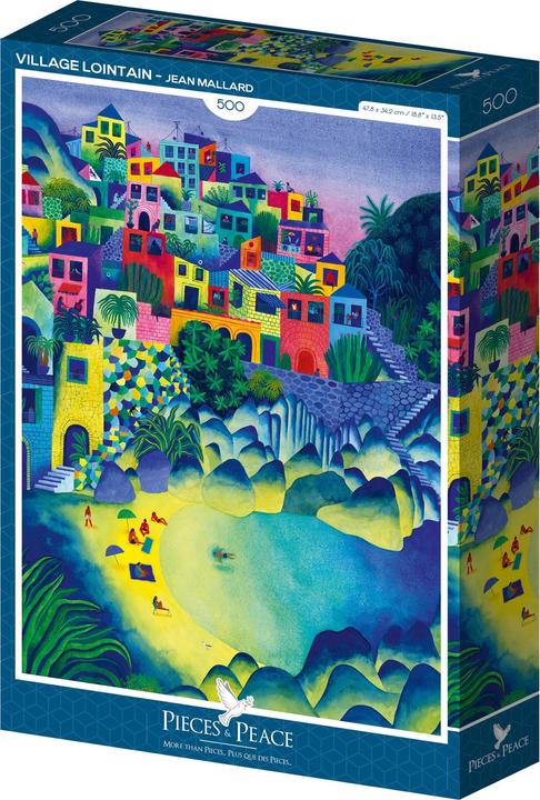 Immagine prodotto Pieces & Peace Puzzle 500 pezzi Villaggio lontano (500 pezzi)