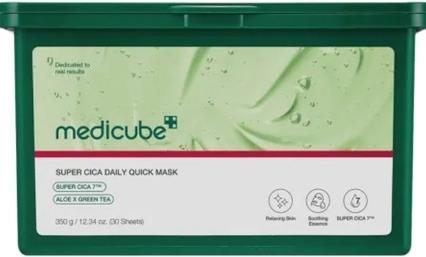 Produktbild Medicube Super Cica Soothing Face Mask Daily Quick Mask - 30 Pieces