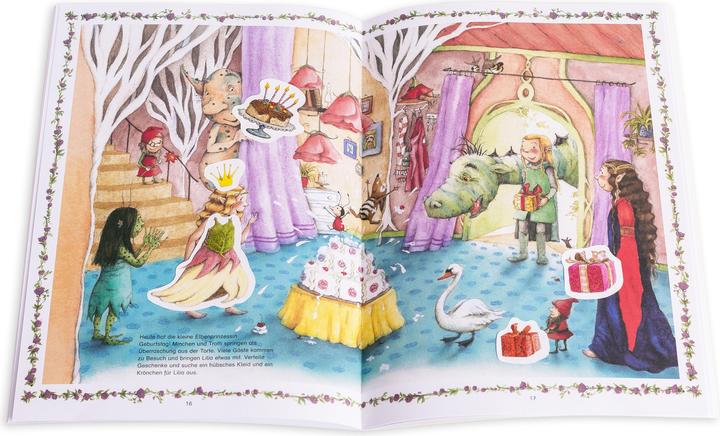 Produktbild Lilia, die kleine Elbenprinzessin. Glitzersticker-Spass. Gestalte Lilias zauberhafte Welt