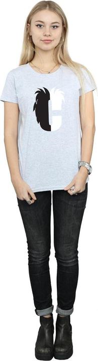 Actual product image Disney Womens/Ladies Alphabet C Is For Cruella De Vil Cotton T-Shirt (L)
