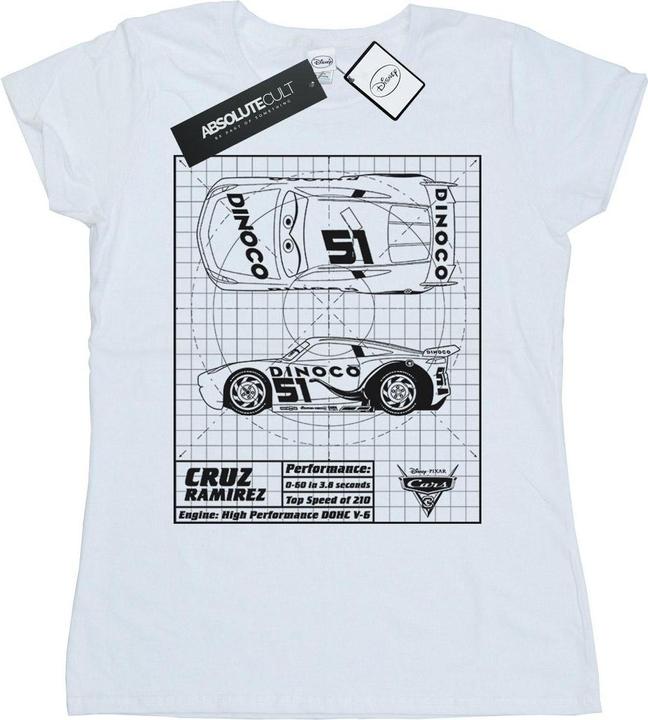 Disney Cars Cruz Ramirez Blueprint TShirt (M)