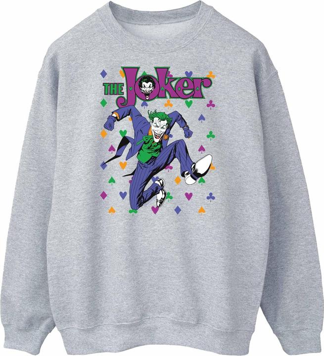 Batman Joker Karten springen Baumwolle Sweatshirt