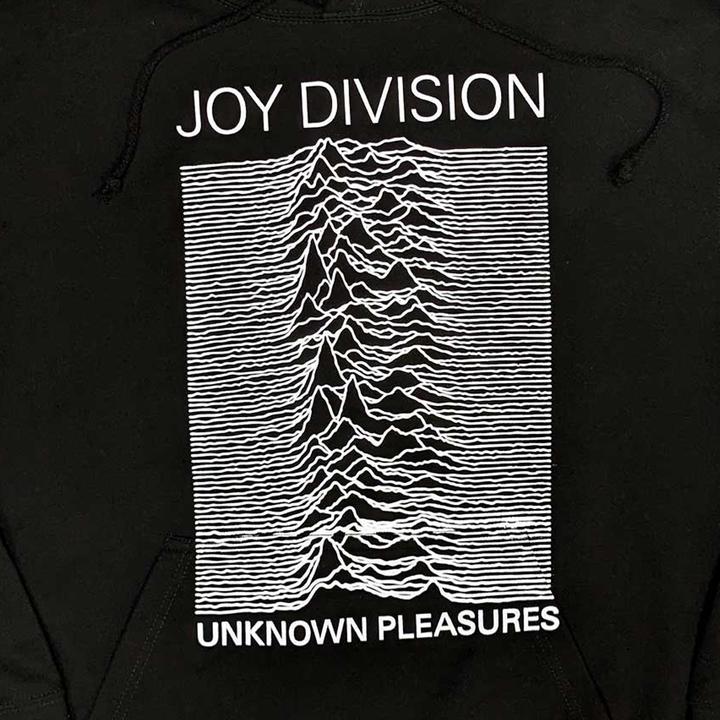 Actual product image Joy Division Unisex Adult Unknown Pleasures Hoodie (S)
