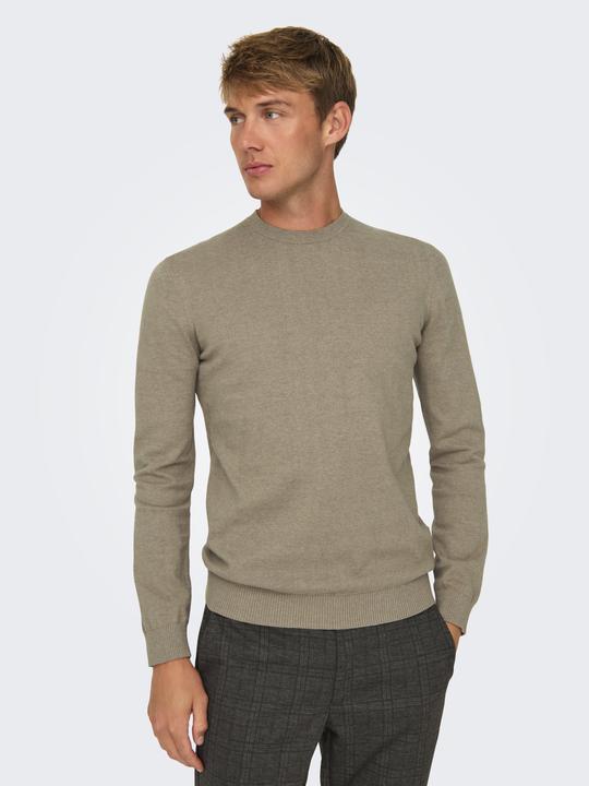 Produktbild Only & Sons Normal geschnitten Rundhalsausschnitt Pullover Strickpullover (XXL)
