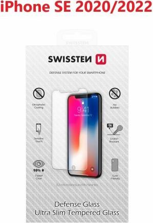 Swissten Defense Glass (1 Stück, Apple iPhone SE (3rd Gen), Apple iPhone SE (2nd Gen))