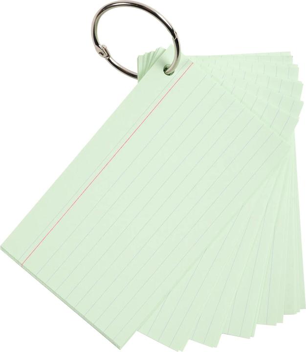 Produktbild Exacompta Flashcards (A7, 205 g/m², 50 x)
