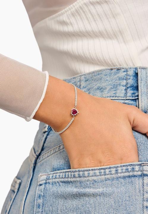 Produktbild Thomas Sabo Herz Armband Romance Silber (19 cm, 925er Silber)