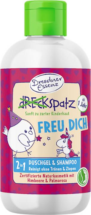 Dresdner Essenz Dresdner Dreckspatz Duschgel & Shampoo 2in1 Freu dich 250 ml (250 ml)