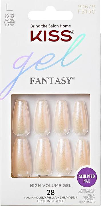 Image du produit KISS Nails - Ks Gel Sculpted Nails - Hold Me Closer (Ongles artificiels, Blanc cassé)