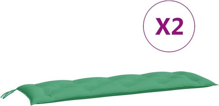Immagine prodotto VidaXL Cuscini per panca da giardino 2 pezzi. Tessuto O x Ford (150 x 50 x 7 cm)
