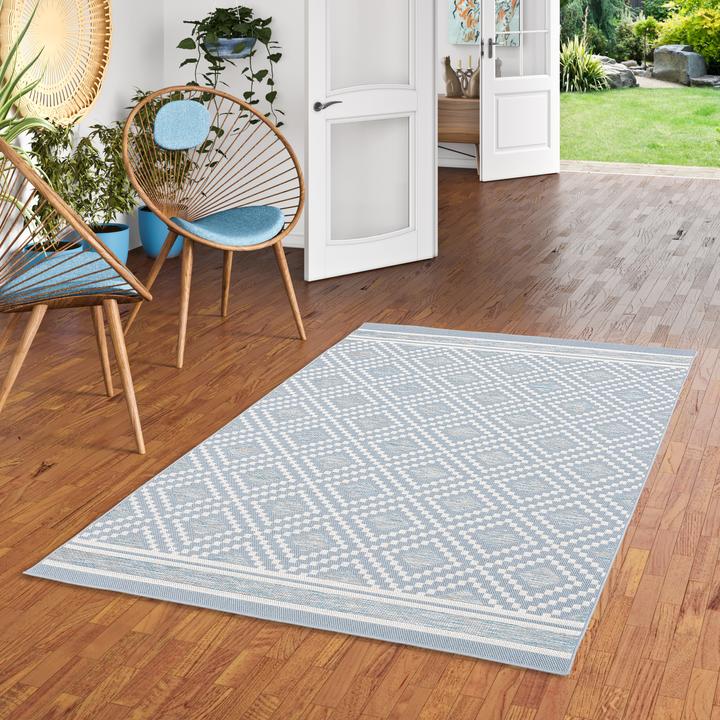 Produktbild Pergamon In & Outdoor Teppich Flachgewebe Ottawa Rauten (80 x 150 cm)
