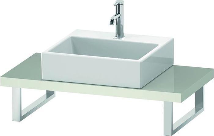 Produktbild Duravit Konsole L-CUBE 45mm St. 1 Ausschnitt 480 weiss hochglanz