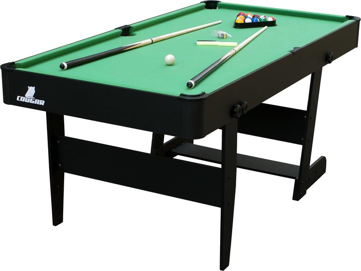 Image du produit Cougar Table de billard pliable Hustle L (144 x 68 cm)