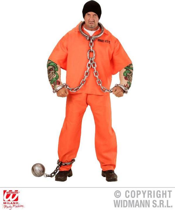 Actual product image Widmann Costume Tattooed Prisoner (XL)