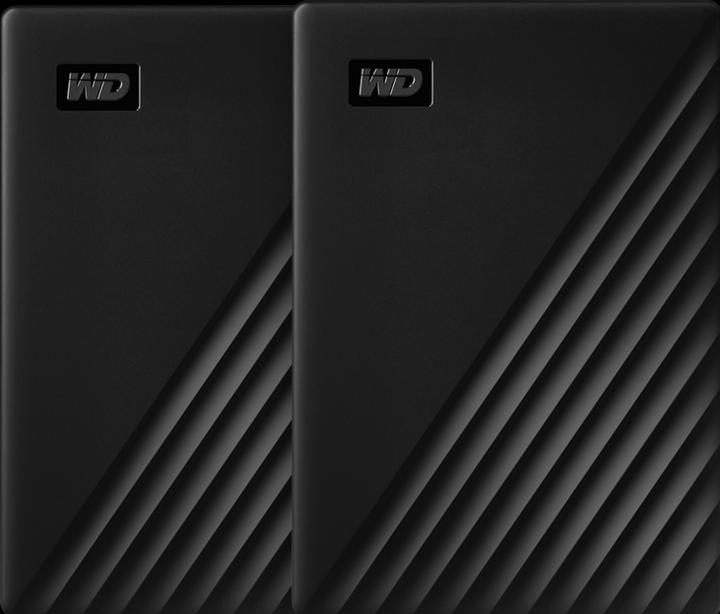 Image du produit WD My Passport 2TB Black - Duo pack (2 To)