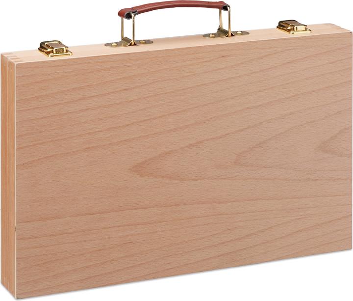 Image du produit Relaxdays Coffret pour peinture (Marron clair)