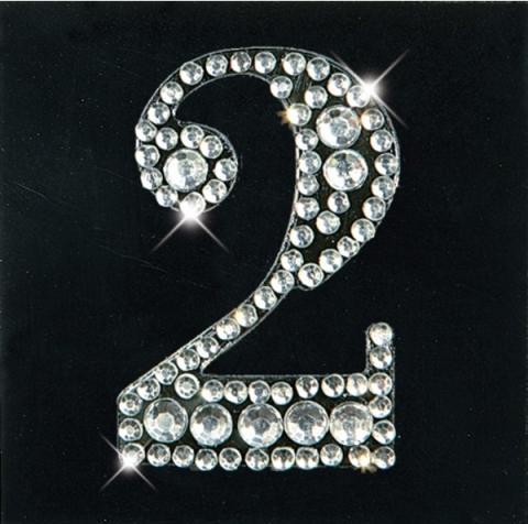 Image du produit Artoz Autocollant Crea Motions strass chiffres 2