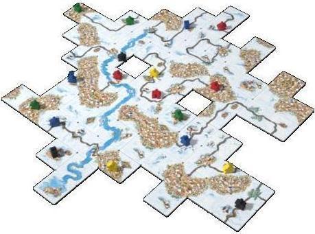 Produktbild Hans im Glück HIGD0508 - Carcassonne Winter-Edition V3.0 (Deutsch)
