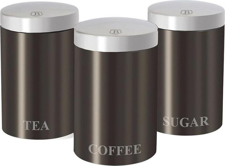 Actual product image BerlingerHaus 3-piece canister set metal