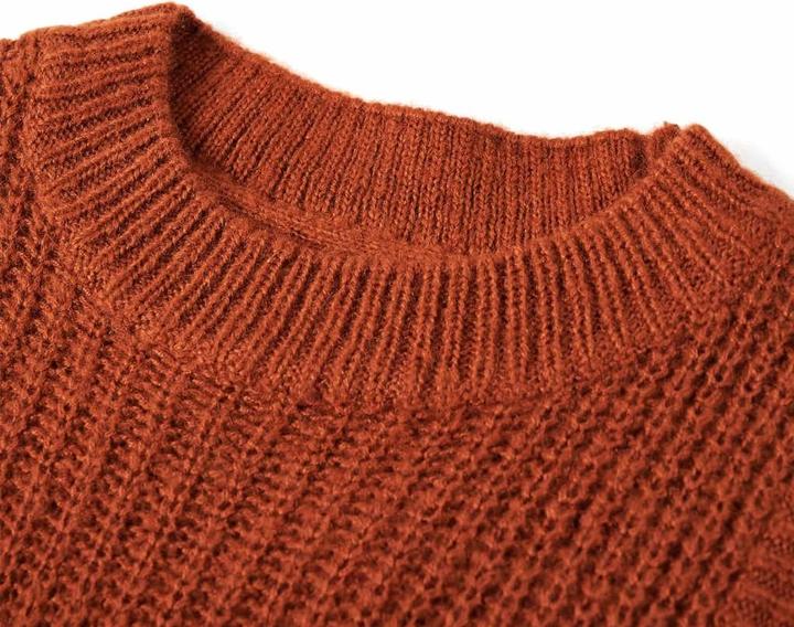 Immagine prodotto VidaXL Gilet da bambino lavorato a maglia cognac 116,Materiale: 67 (116)