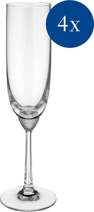 Actual product image Villeroy & Boch Champagne Goblet Set 4pcs Octavie (16 cl, 4 Glasses, Champagne glasses)