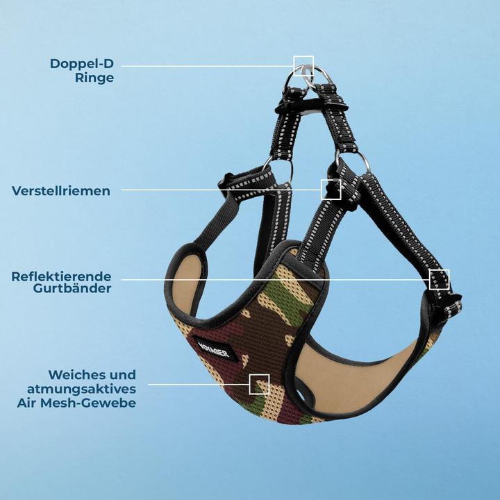 Image du produit Voyager Verstellbares Hundegeschirr mit Reflektorstreifen (S, Chien)