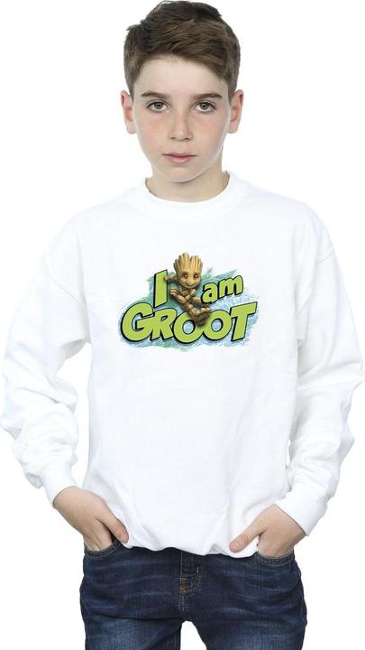 Produktbild Guardians Of The Galaxy I Am Groot Jumping Sweatshirt Jungen (152, 158)