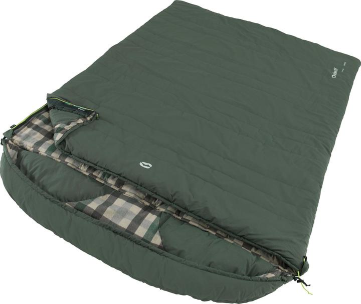 Produktbild Outwell Schlafsack Camper Lux Double Polyester, Dunkelgrün (235 cm)