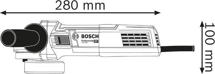 Actual product image Bosch Professional Angle grinder GWS 20-230 J + GWS 880 (230 mm)
