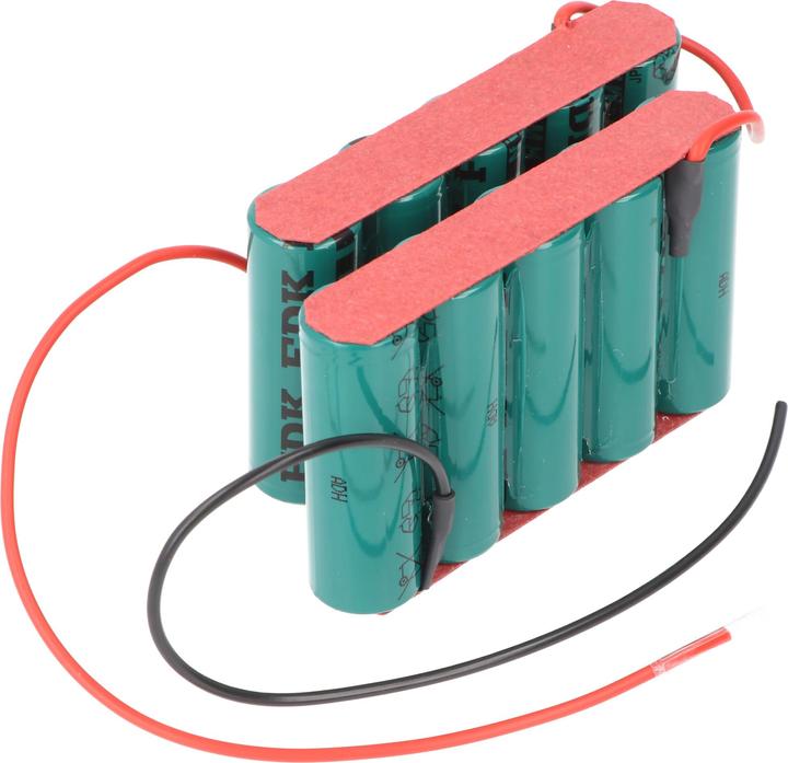 Produktbild XCell Kranakku NiCd 2x 6V 1400mAh ersetzt Teledirigent Loksteuerung 2464MX (6 V, 1400 mAh)