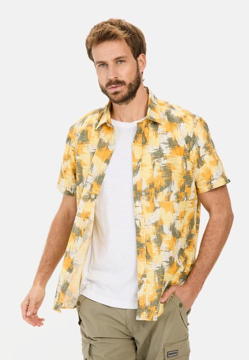 Produktbild Camel Active Kurzarmhemd mit Strukturmuster (XL)