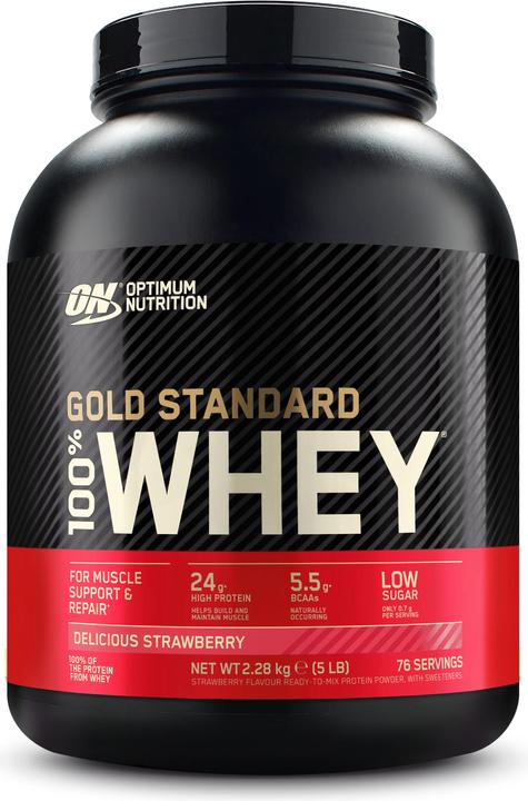 Actual product image Optimum Nutrition 100 Whey Gold Standard (Strawberry, 1 pcs., 2536 g)