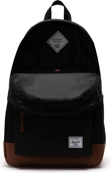 Actual product image Herschel Heritage Black/Tan Backpack, 24 l (24 l)