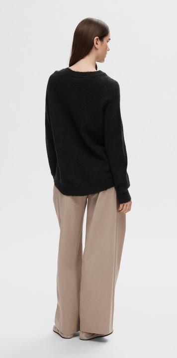 Produktbild Selected Femme Rundhalsausschnitt Woll Pullover (XXL)