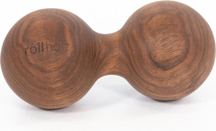 Rollholz Doppelkugel Walnuss
