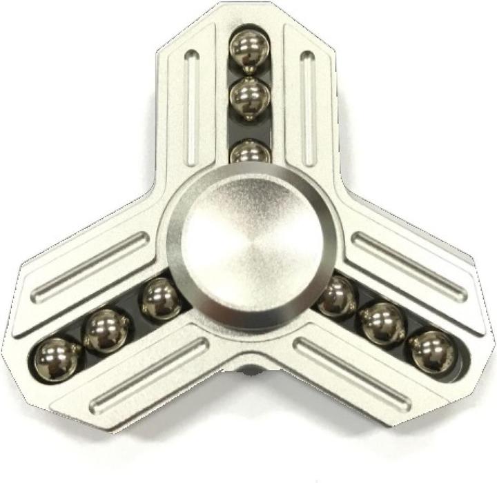 Actual product image FidgetSpinner Tri-Star Aluminium Steel Balls Fidget Spinner