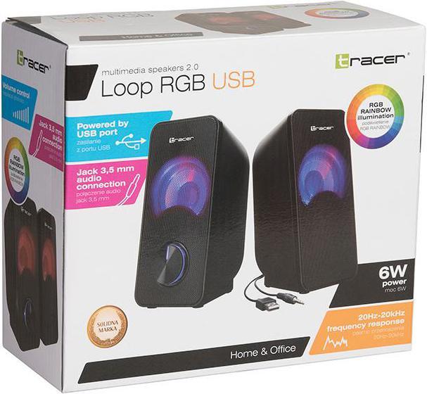 Immagine prodotto Tracer TRAGLO46366 Altoparlanti 2.0 Loop RGB USB