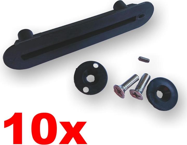 Produktbild Futures Finbox fÃ¼r Softboards 1/2 Inch 10 Stk