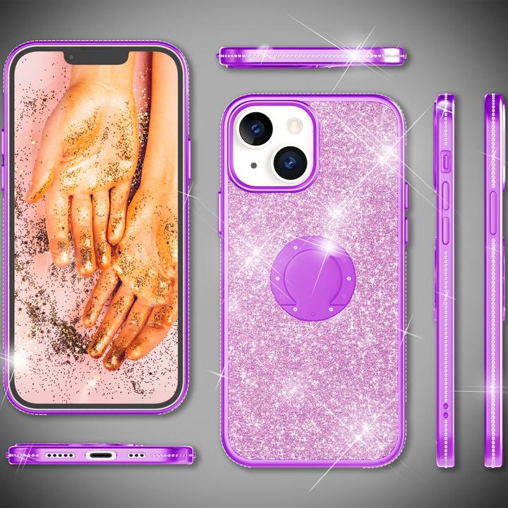 Immagine prodotto Nalia Anello Glitter Silicone Cover (Apple iPhone 13)