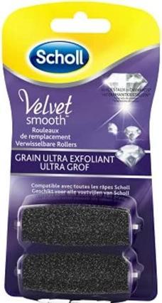 Scholl Velvet Smooth Express Pedi Crystal Diamonds Ultra Peeling-Körner-Patronen (2 x)