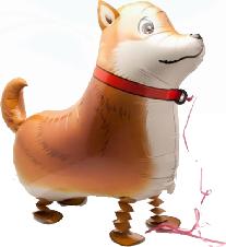 Actual product image Ballon Müller Foil balloon Mini Walker dog Shiba 57 cm long without filling