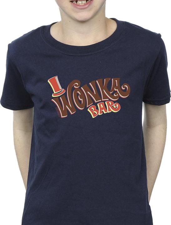 Immagine prodotto Willy Wonka & the Chocolate Factory Bar Logo Maglietta Ragazzi (152, 158)