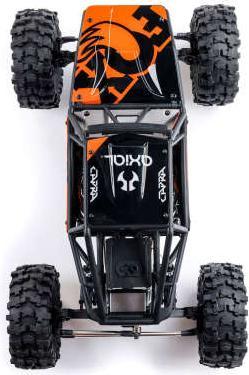 Actual product image Axial UTB10 Capra 1.9 1/10 4WS 4X4 RTR Brushed Rock Crawler, orange (RTR Ready-to-Run)