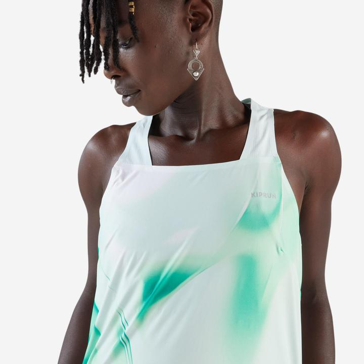 Immagine prodotto Kiprun Lauf-Tanktop Damen leicht - Run 900 Light grün Print (M)