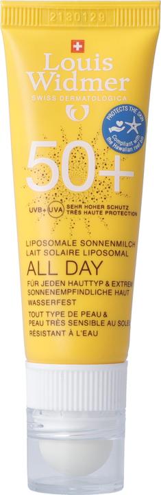 Produktbild Louis Widmer All Day 50 + Lèvres UV Parfum (Sonnencreme, SPF 50+, 25 ml, 38 g)