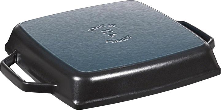 Actual product image Staub American Grill Pan square, black, 33x33 cm (33 cm, Grill pan, Cast iron)