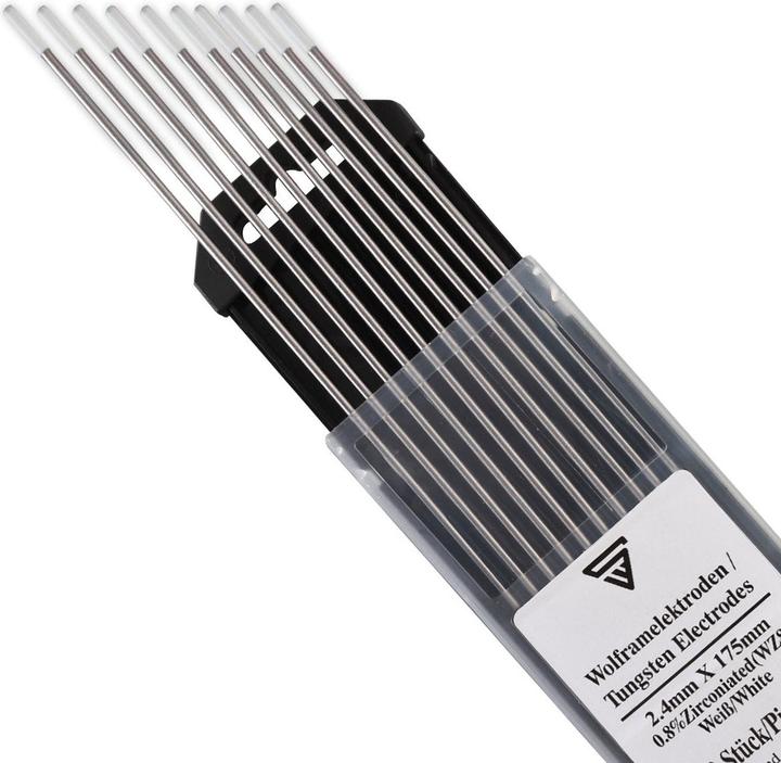 Produktbild Stahlwerk Wolframelektroden / Schweisselektroden WZ 2,4 x 175 mm Weiss 10er Set